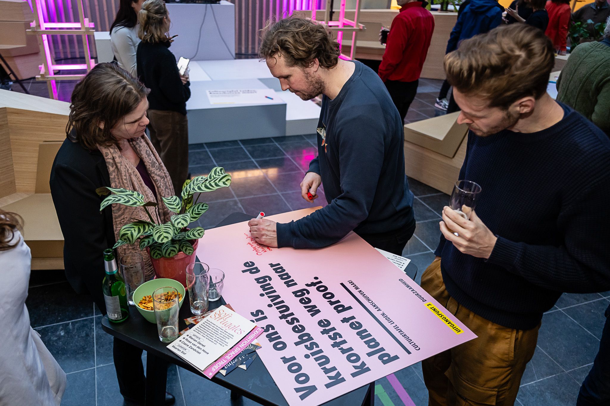 Lancering Cultuurtafel Leiden door Leidse culturele instellingen.